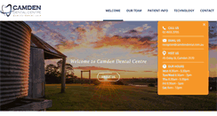 Desktop Screenshot of camdendental.com.au